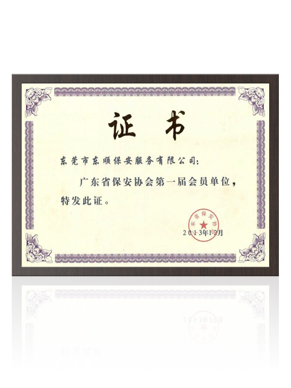 广东省保安协会第一届...